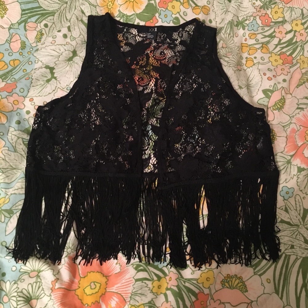 Forever 21 lace vest